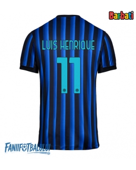 Inter Milan Luis Henrique #11 Tricou Fotbal Replică 2025-26 Barbati Acasa